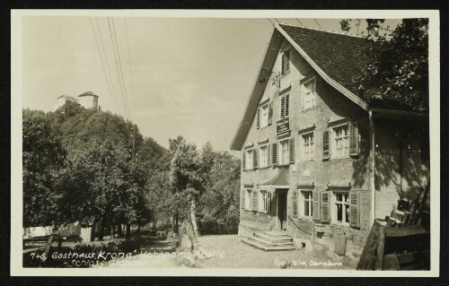 Gasthaus  Krone , Hohenems-Reute - Schloss Glopper