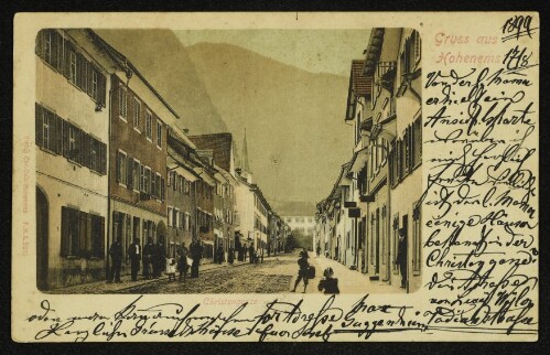 Gruss aus Hohenems : Christengasse
