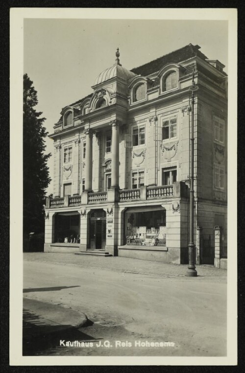 Kaufhaus J. G. Reis Hohenems
