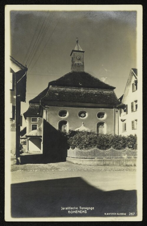 Israelitische Synagoge Hohenems