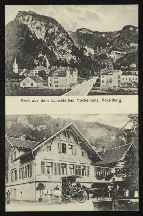 Gruß aus dem Schwefelbad Hochenems, Vorarlberg