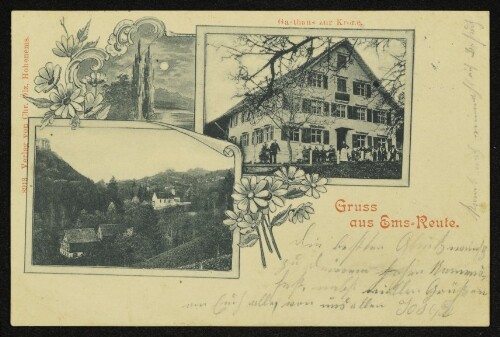 Gruss aus Ems-Reute, Gasthaus zur Krone