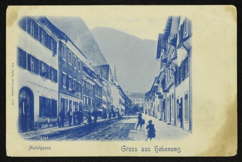 Gruss aus Hohenems - Marktgasse