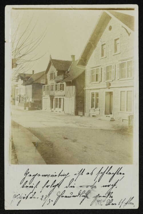 Straßenpartie in Götzis