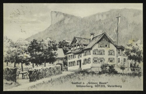 Gasthof z.  Grünen Baum, Götznerberg, Götzis, Vorarlberg