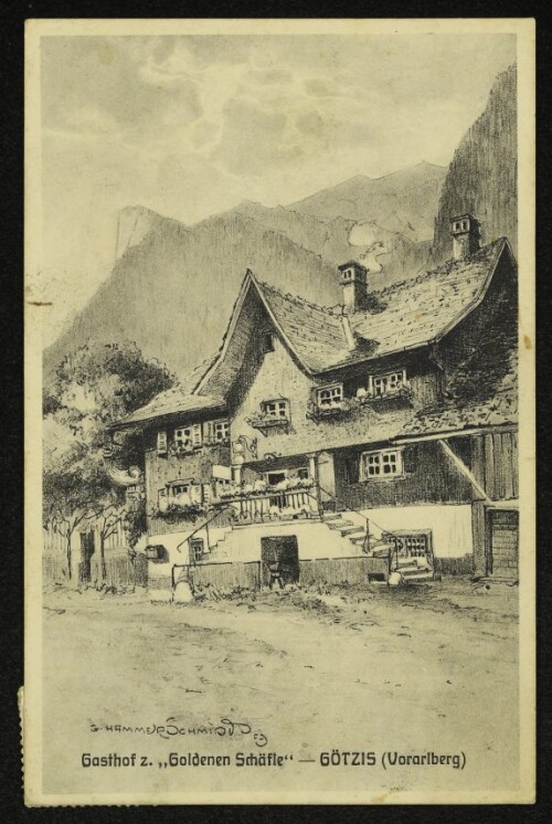 Gasthof z.  Goldenen Schäfle  - Götzis (Vorarlberg)
