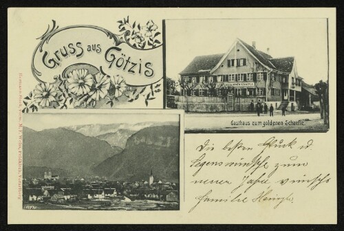 Gruss aus Götzis : Gasthaus zum goldenen Schaefle