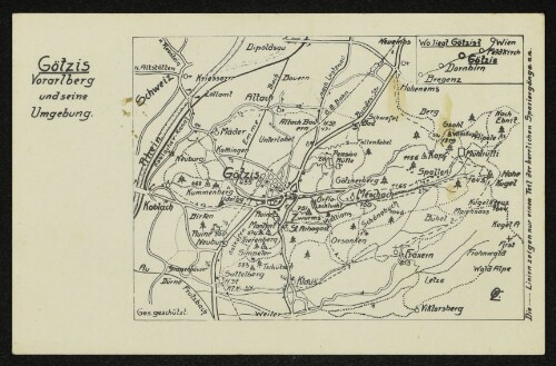 Götzis Vorarlberg und seine Umgebung