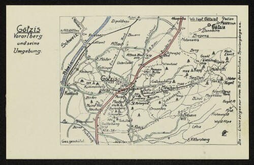 Götzis Vorarlberg und seine Umgebung