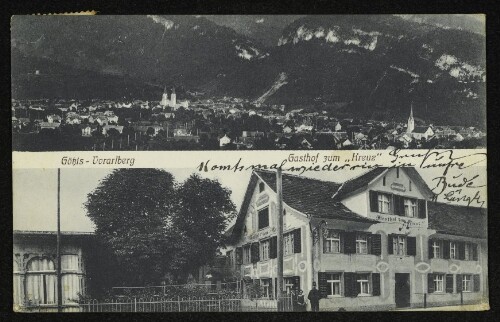 Götzis-Vorarlberg, Gasthof zum  Kreuz 