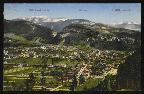 Götzis, Vorarlberg : Hohe Kugel (1643 m), Zworms