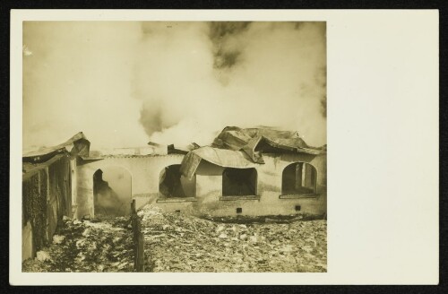 Brand im Alpenhotel Bödele