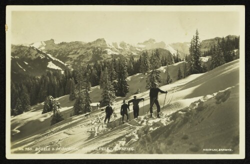 Bödele b. Dornbirn, Hochälpele-Aufstieg