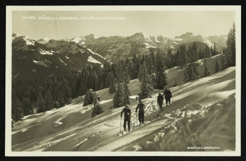 Bödele b. Dornbirn, Hochälpele-Aufstieg