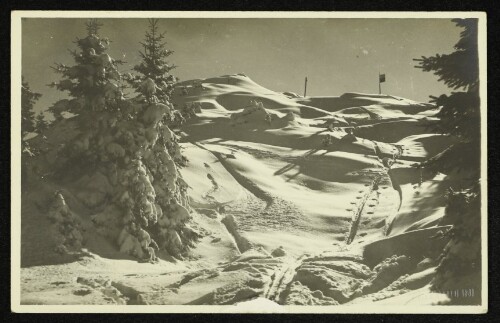 [Hochälpelekopf bei Mondschein. Vorarlberg] : [Deckw. Pulverschnee]