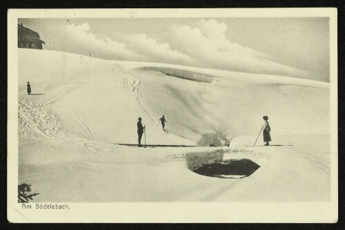 Am Bödelebach : [Alphôtel Bödele 1140 m ü. M. auf der Passhöhe Dornbirn-Schwarzenberg]