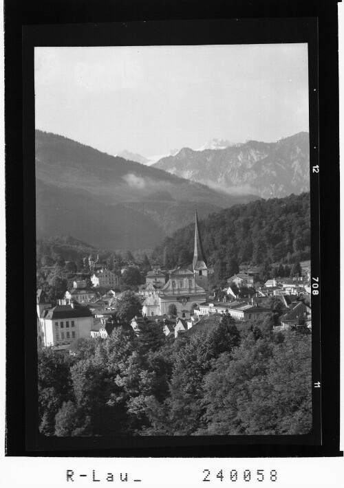 [Bad Ischl / Teilansicht mit Dachstein]