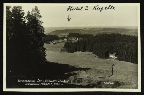 Reichsbund Ski- u. Erholungsheim Dornbirn-Bödele, 1140 m