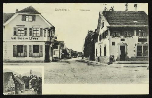 Dornbirn I. Riedgasse : [Korrespondenzkarte]