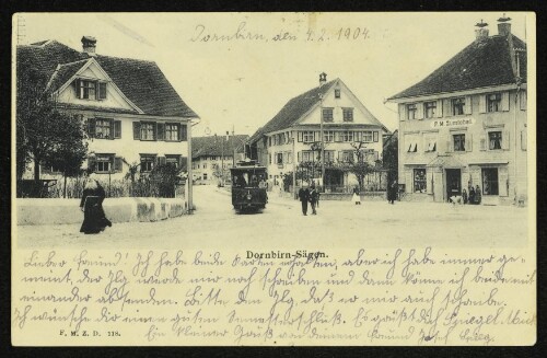 Dornbirn-Sägen : [Correspondenzkarte]