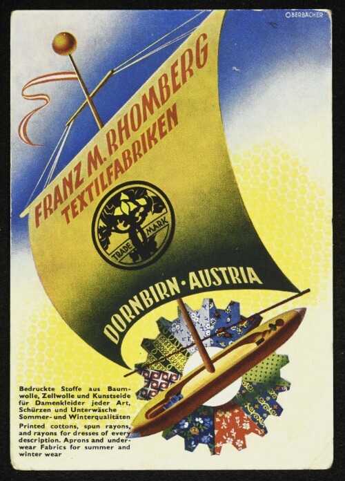 Franz M. Rhomberg Textilfabriken : Export- und Mustermesse Dornbirn 1951 27.7. - 5.8.1951