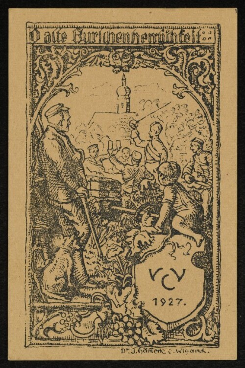 O alte Burschenherrlichkeit : VCV 1927