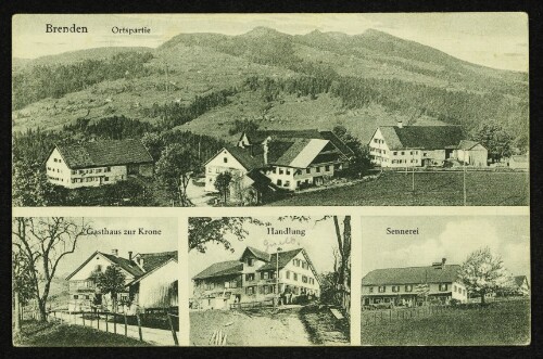 Brenden : Ortspartie : Gasthaus zur Krone : Handlung : Sennerei