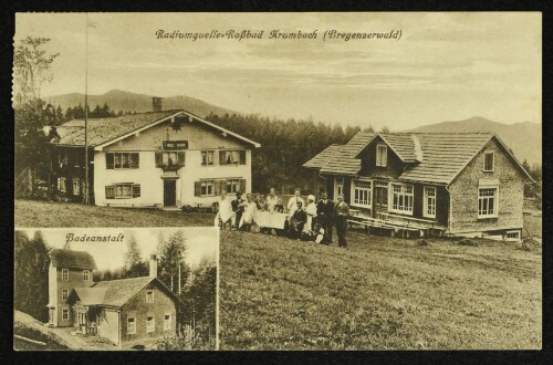 Radiumquelle=Roßbad Krumbach (Bregenzerwald) : Badeanstalt