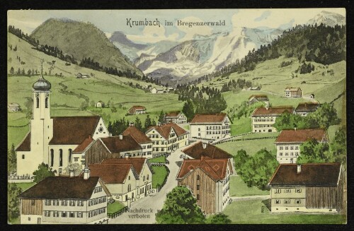 Krumbach im Bregenzerwald : [Postkarte Carte postale - Post Card]