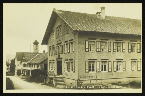 Gasthaus z. Post in Krumbach