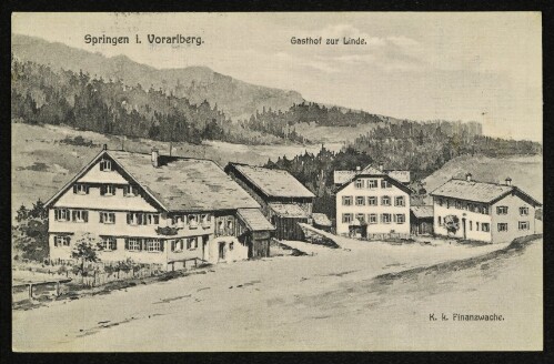Springen i. Vorarlberg : Gasthof zur Linde