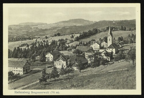 Riefensberg Bregenzerwald (781 m)