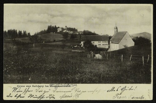 Gruss aus Sulzberg im Bregenzerwald : [Correspondenz-Karte]