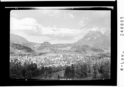 [Bad Goisern gegen Pötschenpass und Sarstein]