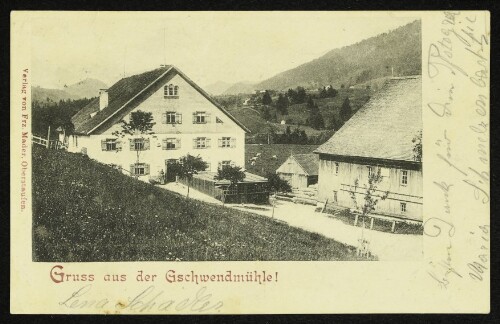 Gruss aus der Gschwendmühle