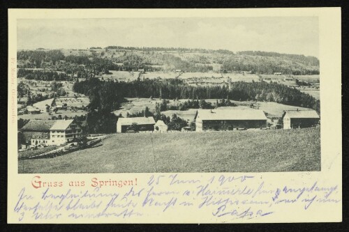 Gruss aus Springen