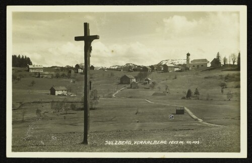 Sulzberg, Vorarlberg 1015 m