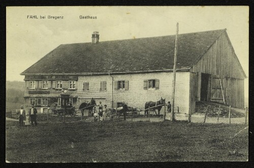 Fahl bei Bregenz : Gasthaus