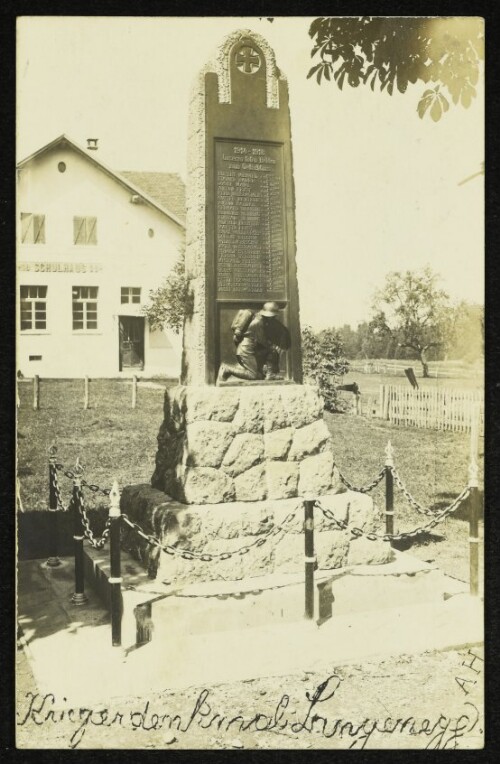 Kriegerdenkmal Langenegg