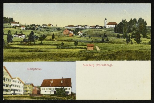Dorfpartie. Sulzberg (Vorarlberg)