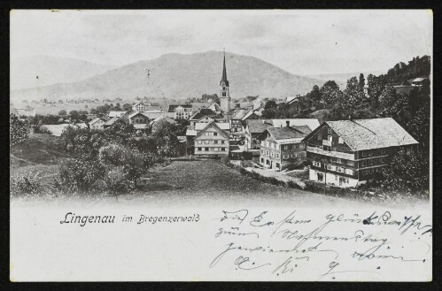 Lingenau im Bregenzerwald : [Correspondenz-Karte]