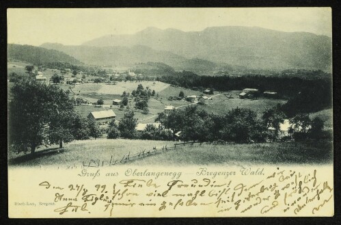 Gruß aus Oberlangenegg - Bregenzer Wald
