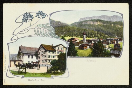 Bezau : Gasthof zur Post : [Correspondenzkarte]