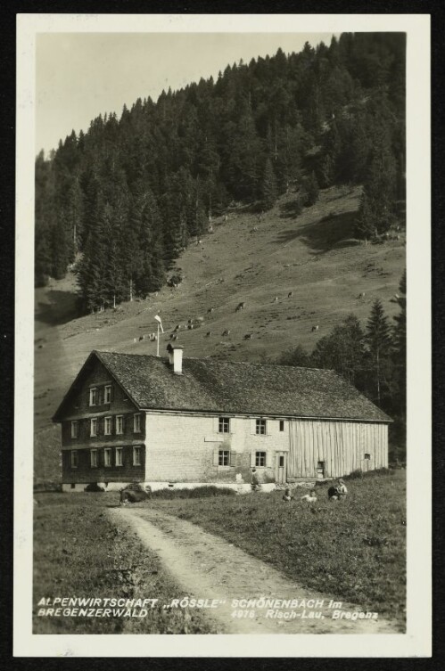 Alpenwirtschaft  Rössle  Schönenbach im Bregenzerwald