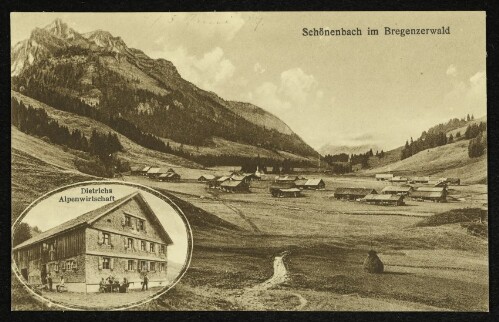 Schönenbach im Bregenzerwald : Dietrichs Alpenwirtschaft