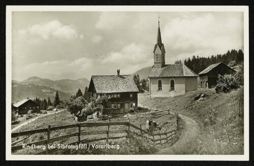 Rindberg bei Sibratsgfäll/Vorarlberg