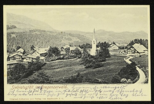 Siebratsgfäll im Bregenzerwald : [Correspondenz-Karte]