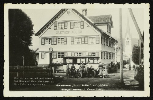 Gasthaus  Zum Adler , Lingenau, Bregenzerwald, Vorarlberg