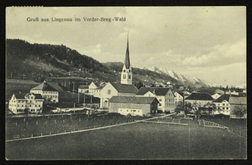 Gruß aus Lingenau im Vorder-Breg-Wald