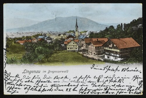 Lingenau im Bregenzerwald : [Correspondenz-Karte]